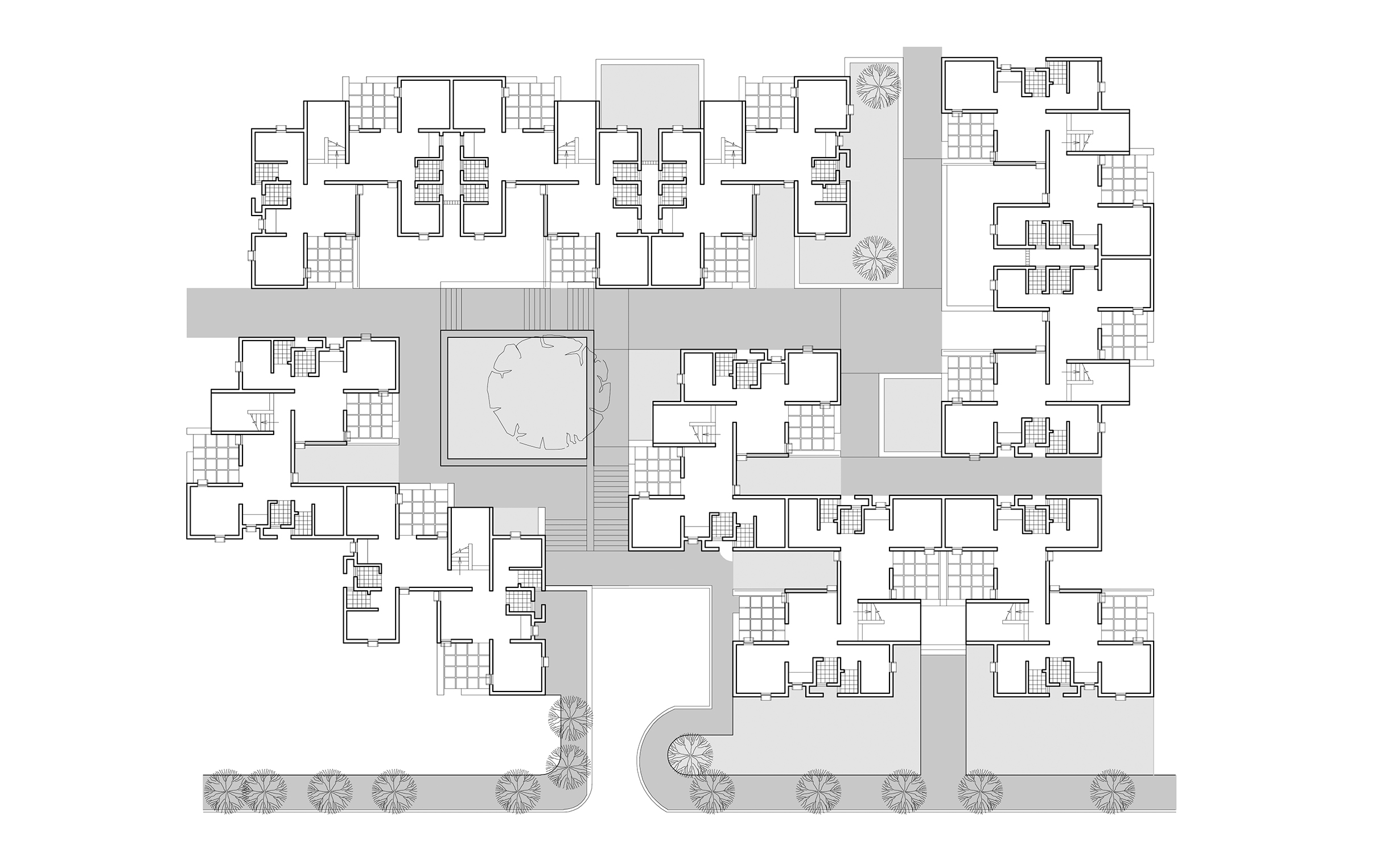 CIDCO Housing Navi Mumbai 1988 1993 Raj Rewal Associates